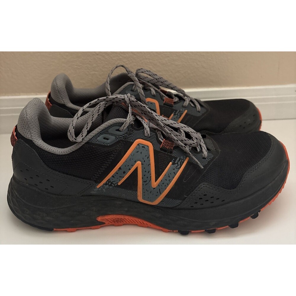 Men's New Balance 410 V8 X-Wide Trail Running Shoe Sneakers Gray Orange Sz 10.5